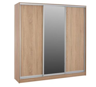 ΝΤΟΥΛΑΠΑ ΣΥΡΟΜΕΝΗ ADLER HM2462.01 ΜΕΛΑΜΙΝΗΣ SONAMA ΜΕ ΚΑΘΡΕΦΤΗ 3ΦΥΛΛΗ--240x60x240Y |  Ντουλάπες ρούχων στο espiti