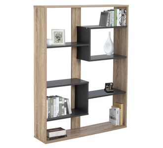 ΒΙΒΛΙΟΘΗΚΗ MARCELINE HM8772.02 100Χ21Χ124,5 ΓΚΡΙ |  Βιβλιοθήκες γραφείου στο espiti