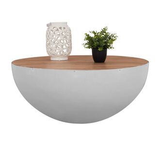 ΔΙΑΚΟΣΜΗΤΙΚΟ ΤΡΑΠΕΖΙ ΣΑΛΟΝΙΟΥ BOWL Φ90X40Yεκ. ΛΕΥΚΟ ΜΕ ΞΥΛΟ ΑΚΑΚΙΑΣ HM8717.03 |  Τραπέζια στο espiti