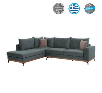 ΚΑΝΑΠΕΣ ΑΡΙΣΤΕΡΗ ΓΩΝΙΑ MESINA ΥΦΑΣΜΑ ΑΛΕΚΙΑΣΤΟ ΜΕΝΤΑ 290Χ240Χ94Υεκ. HM3253.07L |  Καναπέδες γωνιακοί στο espiti