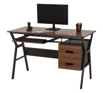 ΓΡΑΦΕΙΟ VITINO HM2130.03 ΜΕΛΑΜΙΝΗ-ΜΕΤΑΛΛΟ ΣΕ ΚΑΡΥΔΙ-ΓΚΡΙ 120X60X76εκ. |  Γραφεία στο espiti