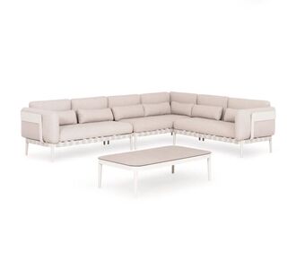 ΣΕΤ ΣΑΛΟΝΙ ΕΞ.ΧΩΡΟΥ 4ΤΜΧ PEGASUS HM6199.02 ΚΡΕΜ ΑΛΟΥΜ.-ΜΠΕΖ ΣΧΟΙΝΙ & ΥΦΑΣΜΑ OLEFIN |  Σαλόνια κήπου στο espiti