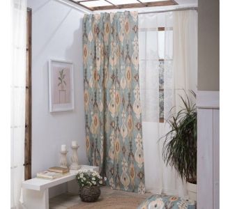  Κουρτίνα (Έτοιμη Ραμμένη) Negron - 140x260cm 52016950 Teoran |  Ετοιμες κουρτίνες με σχέδιο στο espiti