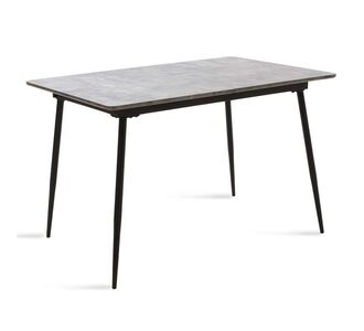 Τραπέζι Shazam pakoworld MDF επεκτεινόμενο χρώμα γκρι cement 120-160x80x76εκ |  Τραπέζια στο espiti
