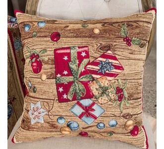 Μαξιλαροθήκη Gift - 45x45cm με γέμιση gift-maksilari-59325 Teoran |  Χριστουγεννιάτικα Μαξιλάρια στο espiti