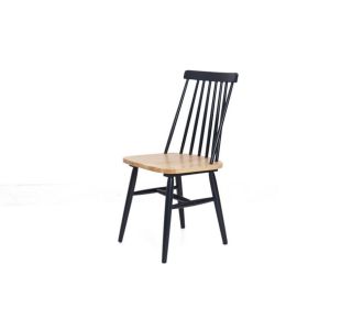 Καρέκλα Τραπεζαρίας Kristie Natural/Navy Blue (42x52x87) Soulworks 0600005 |  Καρέκλες στο espiti
