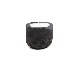 Κεραμικό Κηροπήγιο Mingi Black Spot Gray Medium (13x13x12) Soulworks 0630028 |  Βάζα στο espiti