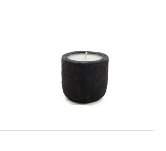 Κεραμικό Κηροπήγιο Mingi Black Spot Gray Small (11x11x10) Soulworks 0630029 |  Βάζα στο espiti