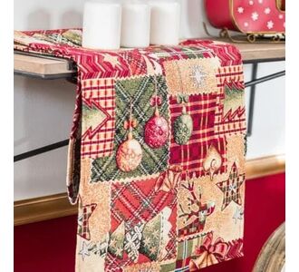 Τραβέρσα Tinsel - 40x160cm tinsel-traversa-58504 Teoran |  Χριστουγεννιάτικες Τραβέρσες στο espiti