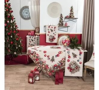 Τραπεζομάντηλο Tree - 140x180cm tree-trapezomantilo-59337 Teoran |  Χριστουγεννιάτικα Τραπεζομάντηλα  στο espiti