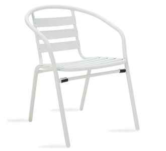 Πολυθρόνα Tade pakoworld μέταλλο λευκό |  Πολυθρόνες κήπου στο espiti