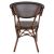 ΠΟΛΥΘΡΟΝΑ ΑΛΟΥΜΙΝΙΟΥ CLAY BAMBOO LOOK ΚΑΦΕ ΜΕ TEXTLINE HM5025 60,5x59x81 cm |  Πολυθρόνες κήπου στο espiti