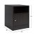 ΚΟΜΟΔΙΝΟ ΜΕΛΑΜΙΝΗΣ MALORY HM2205.01 ZEBRANO 40x40x50 |  Κομοδίνα στο espiti