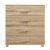 ΣΥΡΤΑΡΙΕΡΑ ΜΕΛΑΜΙΝΗΣ BRIANA HM2204.02 ME 4 ΣΥΡΤΑΡΙΑ SONAMA 75x40x83Y εκ. |  Συρταριέρες -Κονσόλες στο espiti