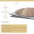 Επιφάνεια τραπεζιού Noble pakoworld HPL καρυδί 69x120εκ πάχους 12mm |  Τραπέζια κήπου στο espiti