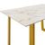 Τραπέζι Paris pakoworld ορθογώνιο γυαλί 8mm σχέδιο μαρμάρου-χρυσό 120x80x75εκ |  Τραπέζια στο espiti