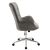 Καρέκλα γραφείου διευθυντή Kido pakoworld με βελούδο γκρι |  Καρέκλες γραφείου στο espiti