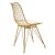 Καρέκλα Taj pakoworld μέταλλο χρυσό-μαξιλάρι PVC λευκό |  Καρέκλες στο espiti