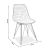 Καρέκλα Taj pakoworld μέταλλο χρυσό-μαξιλάρι PVC λευκό |  Καρέκλες στο espiti