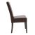 Καρέκλα Ditta pakoworld PU σκούρο καφέ-πόδι μασίφ ξύλο wenge |  Καρέκλες στο espiti