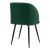 Πολυθρόνα Oasis pakoworld βελούδο σκούρο πράσινο-μαύρο πόδι |  Πολυθρόνες τραπεζαρίας στο espiti