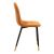 Καρέκλα Sila pakoworld βελούδο κεραμιδί-μαύρο χρυσό πόδι |  Καρέκλες στο espiti