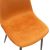 Καρέκλα Naomi pakoworld PU γκρι-βελούδο κεραμιδί-μαύρο πόδι |  Καρέκλες στο espiti