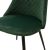 Καρέκλα Giselle pakoworld βελούδο σκούρο πράσινο-μαύρο πόδι |  Καρέκλες στο espiti