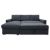 Γωνιακός καναπές-κρεβάτι δεξιά γωνία Belle pakoworld ανθρακί 236x164x88εκ |  Καναπέδες γωνιακοί στο espiti
