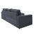 Γωνιακός καναπές-κρεβάτι αριστερή γωνία Belle pakoworld ανθρακί 236x164x88εκ |  Καναπέδες γωνιακοί στο espiti