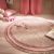 Χαλί  120cm round GOFIS HOME   Beige/Apple Pink 152 |  Χαλιά Καλοκαιρινά-Ψάθινα στο espiti