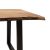 Τραπέζι Miles pakoworld μασίφ ξύλο 4εκ φυσικό-πόδι μαύρο 200x96x79εκ |  Τραπέζια στο espiti