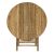 Τραπέζι Obbie pakoworld πτυσσόμενο bamboo φυσικό Φ90x77εκ |  Τραπέζια κήπου στο espiti