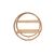 Διακοσμητικό Ράφι Circle (60x20x60) Soulworks 0300095 |  Διακόσμηση τοίχου στο espiti