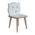 Παιδική καρέκλα Jerry pakoworld λευκό-φυσικό 30x30x52εκ |  Παιδικά έπιπλα στο espiti