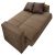 Kαναπές κρεβάτι Vox pakoworld 2θέσιος ύφασμα βελουτέ καφέ 148x77x80εκ |  Καναπέδες στο espiti