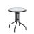 Τραπέζι Μεταλλικό EARTH Μαύρο Φ70x70cm 14450038 ArteLibre |  Τραπέζια κήπου στο espiti