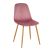 Καρέκλα AUDUBON Ροζ/Χρυσό Ύφασμα/Ξύλο 44x52x85cm 14600025 ArteLibre |  Καρέκλες στο espiti