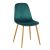 Καρέκλα AUDUBON Πράσινο/Χρυσό Ύφασμα/Ξύλο 44x52x85cm 14600026 ArteLibre |  Καρέκλες στο espiti