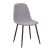 Καρέκλα TOUKAN Γκρι/Μαύρο Ύφασμα/Ξύλο 44x52x85cm 14600027 ArteLibre |  Καρέκλες στο espiti