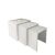 Τραπεζάκι Σαλονιού KISIRIA Λευκό Μοριοσανίδα/Μελαμίνη 44.5x35x38.5cm Σετ 3Τμχ 14410234 ArteLibre |  Τραπεζάκια σαλονιού στο espiti