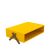 Τραπεζάκι Σαλονιού KIPP Κίτρινο/Καρυδί 90x60x28cm 14570049 ArteLibre |  Τραπεζάκια σαλονιού στο espiti