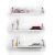 Σετ Ράφια Τοίχου ALTAI Λευκό/Ροζ Μοριοσανίδα/Μελαμίνη/Μέταλλο 60x18x12.5cm 14570148 ArteLibre |  Βοηθητικά έπιπλα γραφείου στο espiti