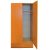 Ντουλάπα BAMBINO Μοριοσανίδα Sonoma/Orange 85x50x180cm 14200101 ArteLibre
