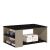 Τραπεζάκι Σαλονιού AMIRA Μοριοσανίδα Σκούρο Beton 110x60x42cm 14200178 ArteLibre