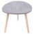 Τραπέζι σαλονιού HAMILTON pakoworld χρώμα γκρι cement-φυσικό 89x48x33εκ |  Τραπεζάκια σαλονιού στο espiti