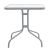 Τραπέζι Watson pakoworld μέταλλο γκρι-γυαλί 80x80x70εκ |  Τραπέζια κήπου στο espiti