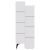 Ντουλάπι-στήλη Romane pakoworld λευκό 62.2x37.4x155.4εκ |  Παπουτσοθήκες στο espiti