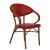 Πολυθρόνα Κήπου MUTUMA Κόκκινο/Μπαμπού Αλουμίνιο/Rattan 57x60x82cm 14840057 ArteLibre |  Καναπέδες - Καρέκλες  στο espiti