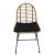 Καρέκλα Κήπου ACCIUS Φυσικό/Μαύρο Μέταλλο/Rattan 49x56x84cm 14510017 ArteLibre |  Καναπέδες - Καρέκλες  στο espiti